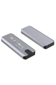 Coverzone M2 SSD Harici Okuyucu ve Yazıcı 10 Gbps Type-C Harici Bellek Kart Okuyucu NVME - NGFF ZR965 Optimus thumbnail 4