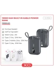 Xo 20w Type-c Watch Iphone Android Uyumlu Kablosuz Wireless 10000 Mah Powerbank Şarj Aleti Pr260 thumbnail 2