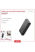 Xo 2.1a Çift Usb Çıkışlı Usb-c Type-c Micro Girişli 20000 Mah Taşınabilir Şarj Aleti Powerbank Pr183 thumbnail 2