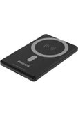 Philips MagSafe Powerbank,5000mAh,Kablosuz Hızlı Şarj,15W,Li-Po,Korumalı Şarj,Güçlü Mıknatıs,DLP9702C - 1