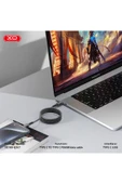 Xo 60W Hızlı Şarj Kablosu Type-C | NB-Q267 | Örgülü Organize Manyetik Şarj Kablosu | 1 Metre | Siyah thumbnail 2