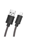 Coverzone iPhone ile Uyumlu 2.4A Şarj ve Data Kablo USB to Lightning - 1 Metre - BX52 thumbnail 1