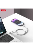 Xo 6A Lightning Hızlı Şarj Kablosu,NB251,Slikon,1 Metre,Kırılmaya Karşı Dayanıklı,Hızlı Veri Aktarımı thumbnail 3