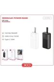 Xo 2.1a Fast Hızlı Çift Usb Çıkışlı Type-c Girişli 30000 Mah Taşınabilir Şarj Aleti Powerbank Pr199 thumbnail 2