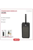 Xo 22.5w Pd Fast Hızlı Type-c Usb-c 3 Usb Çıkışlı 50000 Mah Taşınabilir Şarj Aleti Powerbank Pr158 thumbnail 2