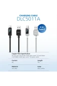 Philips USB-A-Type-C Şarj Kablosu,60W,Hızlı Şarj,6A Yüksek Akım,1 Metre,Örgülü,Dijital Gösterge,DLC5011A thumbnail 2