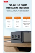 Xo 22.5w Pd Fast Hızlı Type-c Usb-c 3 Usb Çıkışlı 80000 Mah Taşınabilir Şarj Aleti Powerbank Pr160 thumbnail 4
