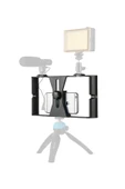 Coverzone Cep Telefonu için Tutucu Kafes, Canlı Yayın Vlog, Kick, Youtubes Için Mini Taşınabilir Panel PU3007 - 1