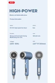 Xo 1600W Saç Kurutma Makinesi,3 Hız Kademesi,İyonik Teknoloji,Saç Koruma ve Hızlı Kurutma,220V,CF2 - 5