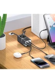 Coverzone Yesido MC35 2500W Uzatma Kablosu, 1.5m, 2x USB 18W + 2x Type-C 20W Çıkışlı Siyah Priz - 4