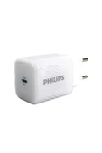 Philips Type-C Hızlı Şarj Adaptörü,33W Hızlı Şarj,Akıllı Telefon,Tablet Uyumlu,Power Delivery,3A,DLP5311C - 1