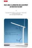 Xo -OZ05 Şarjlı Dokunmatik Special 20 Led Işıklı Telefon Standlı Masa Lambası - 3