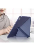 Coverzone Galaxy X910 ile uyumlu Tab S9 Ultra 14.6' Kalem Bölmeli Standlı Uyku Modlu Attravtive Smart Cover thumbnail 4