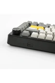 Coverzone Ajazz AK820 Max HE Hall Effect Manyetik Switch Kablolu Oyun Klavyesi 8000Hz Siyah Beyaz - 5