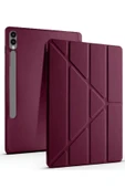 Coverzone Galaxy X610 Tab S9 FE Plus ile uyumlu 12.4 Kılıf Kalem Koyma Bölmeli Standlı Attravtive Smart Cover thumbnail 1