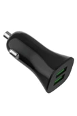 Philips Çift USB-A Portlu Araç Şarj Adaptörü,5V 2.4A Çıkış,12-24V Giriş,Aşırı Isınma Şarj Korumalı,DLP3522N - 1