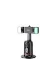 Xo Mobil Cihaz Gimbal Stabilizatör SS16,360° Dönebilen,Yüz Takibi Yapabilen,RGB LED Işık,AI Kontrol - 1