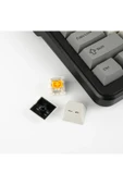Coverzone Ajazz AK820 Max HE Hall Effect Manyetik Switch Kablolu Oyun Klavyesi 8000Hz Siyah Beyaz - 7