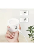 Coverzone Magnetik Yapışkanlı Uzaktan Kumandalı Işık Oda Salon Işıklandırma İç Mekan Şarjlı Lamba BD80A Beyaz - 8