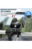 Coverzone Bisiklet Motosiklet ve Scooter Dikiz Ayna Telefon Tutucu Universal Modellere Uyumlu PB11 Plus AD - 7