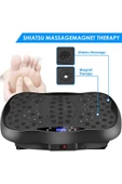 Coverzone Ayak Masaj Bluetooth Hoparlörlü Titreşim Plakası Makinesi, Farklı Hız Seviyeli Yük 550 Siyah - 6