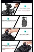 Coverzone Bisiklet Motosiklet ve Scooter için Gidon Uyumlu Telefon Tutucu Kolay Kurulum MT-E - 6