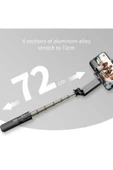 Coverzone Akıllı Telefonlar İçin Gimbal Stabilizator Kendinden Işıklı 360 Derece Dönebilen Başlık L09 - 2