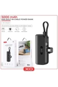 Xo 20w Fast Hızlı Usb-c Type-c Kablolu Standlı 5000 Mah Taşınabilir Şarj Aleti Powerbank Pr220 thumbnail 1
