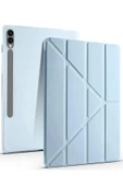 Coverzone Galaxy X610 Tab S9 FE Plus ile uyumlu 12.4 Kılıf Kalem Koyma Bölmeli Standlı Attravtive Smart Cover - 1