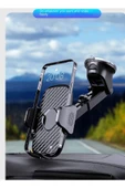 Coverzone Profesyonel Vantuzlu Araba Araç İçi Akrobat Telefon Navigasyon Araç İçi Telefon Tutucu Y04-G thumbnail 6