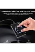 Coverzone Ses Düğmesi, pc için Usb Ses Kontrol Düğmesi, Tek Tıkla Sessiz İşlevli Multimedya Denetleyici OZU8 - 3