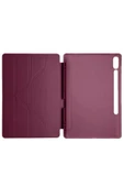 Coverzone Galaxy X610 Tab S9 FE Plus ile uyumlu 12.4 Kılıf Kalem Koyma Bölmeli Standlı Attravtive Smart Cover thumbnail 3