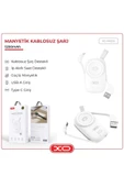 Xo 1200 Mah Apple Watch Akıllı Saat Uyumlu Taşınabilir Wireless Kablosuz Şarj Aleti Powerbank Pr225 - 2