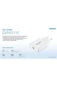 Philips Type-C Hızlı Şarj Adaptörü,33W PowerDelivery 3.0 + QuickCharge 3.0,Akım Korumalı,Slim Şarj,DLP4311C - 2