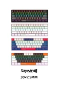 SAYWİN 3 Modlu Türkçe Q Tuş Dizilimi RGB Mekanik Oyuncu Klavye KB610 Beyaz - 2