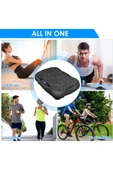 Coverzone Ayak Masaj Bluetooth Hoparlörlü Titreşim Plakası Makinesi, Farklı Hız Seviyeli Yük 550 Siyah - 2