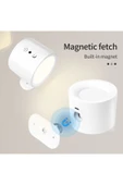 Coverzone Magnetik Yapışkanlı Uzaktan Kumandalı Işık Oda Salon Işıklandırma İç Mekan Şarjlı Lamba BD80A Beyaz - 4