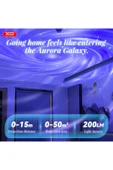 Xo Ultra HD Galaksi Yıldız Projeksiyon Lambası 14 Renkli Işık,Bluetooth Hoparlör,200Lm,Kumandalı YH12 - 3