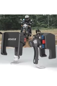 Coverzone Bisiklet Motosiklet ve Scooter Dikiz Ayna Uyumlu Telefon Tutucu Universal Modellere Uyumlu PB11 Plus - 2