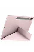 Coverzone Galaxy X610 Tab S9 FE Plus ile uyumlu 12.4 Kılıf Kalem Koyma Bölmeli Standlı Attravtive Smart Cover thumbnail 4
