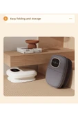 Coverzone Ayak Spa ve Masaj Taşınabilir Katlanabilir Ayak Küveti Sabit Sıcaklık Kontrolü Masajı YB-7012 Gri - 2