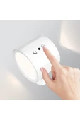 Coverzone Magnetik Yapışkanlı Uzaktan Kumandalı Işık Oda Salon Işıklandırma İç Mekan Şarjlı Lamba BD80A Beyaz - 2