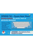 Coverzone ZIFRIEND Türkçe Q Tuş Dizilimi RGB Mekanik Oyuncu Klavye - Kırmızı Switch T62 - 4