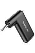 Coverzone Borofone Wireless Bluetooth 5.0 3.5mm Aux Araç Ses Aktarım Kiti Adaptör Araba Hoparlör Kablosuz BC35 - 3