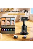 Xo Mobil Cihaz Gimbal Stabilizatör SS16,360° Dönebilen,Yüz Takibi Yapabilen,RGB LED Işık,AI Kontrol - 4
