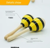 Bebek Kum Çekiç Seti - Büyük Kırmızı 20cm Çift - 9