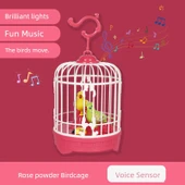 Eğitici Zeka Oyuncak Kuş - Kırmızı Pil (Ses Kontrollü Kuş) thumbnail 1