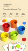 Renk Sıralama Kupası Eğitici Oyuncak - Renk Sıralama Kupası thumbnail 7