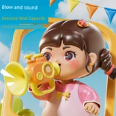 Müzik Aleti Oyuncak Seti - Pembe Trompet - 3