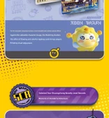 Yumurta Puff Parti Kart Moda Çanta Kayıp Kutusu Oyuncakları - [Koleksiyon Paketi 1 Bombalar] 6 Paket 30 Kart + Koleksiyon Defteri - 11